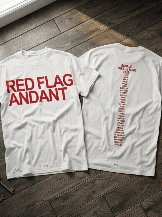 Gildan Other - Rosalia Red Flag Tour 2025 Vintage Graphic T-Shirt
